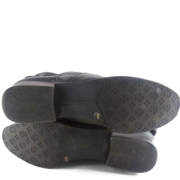 ARTURO CHIANG Brown Leather Slouch Ankle Boots - Picture 6 of 8